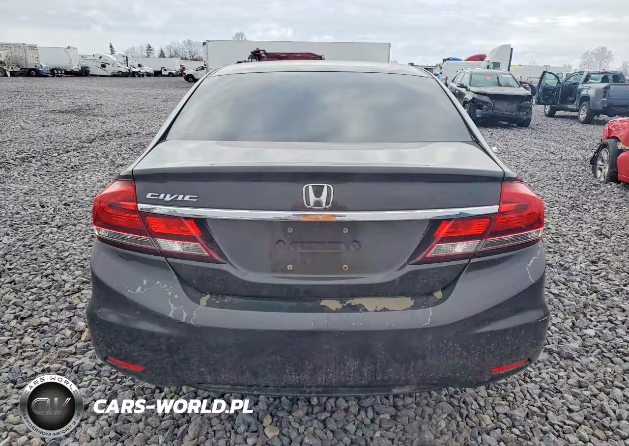2013 Honda Civic Lx VIN:19XFB2F52DE003384 - 6