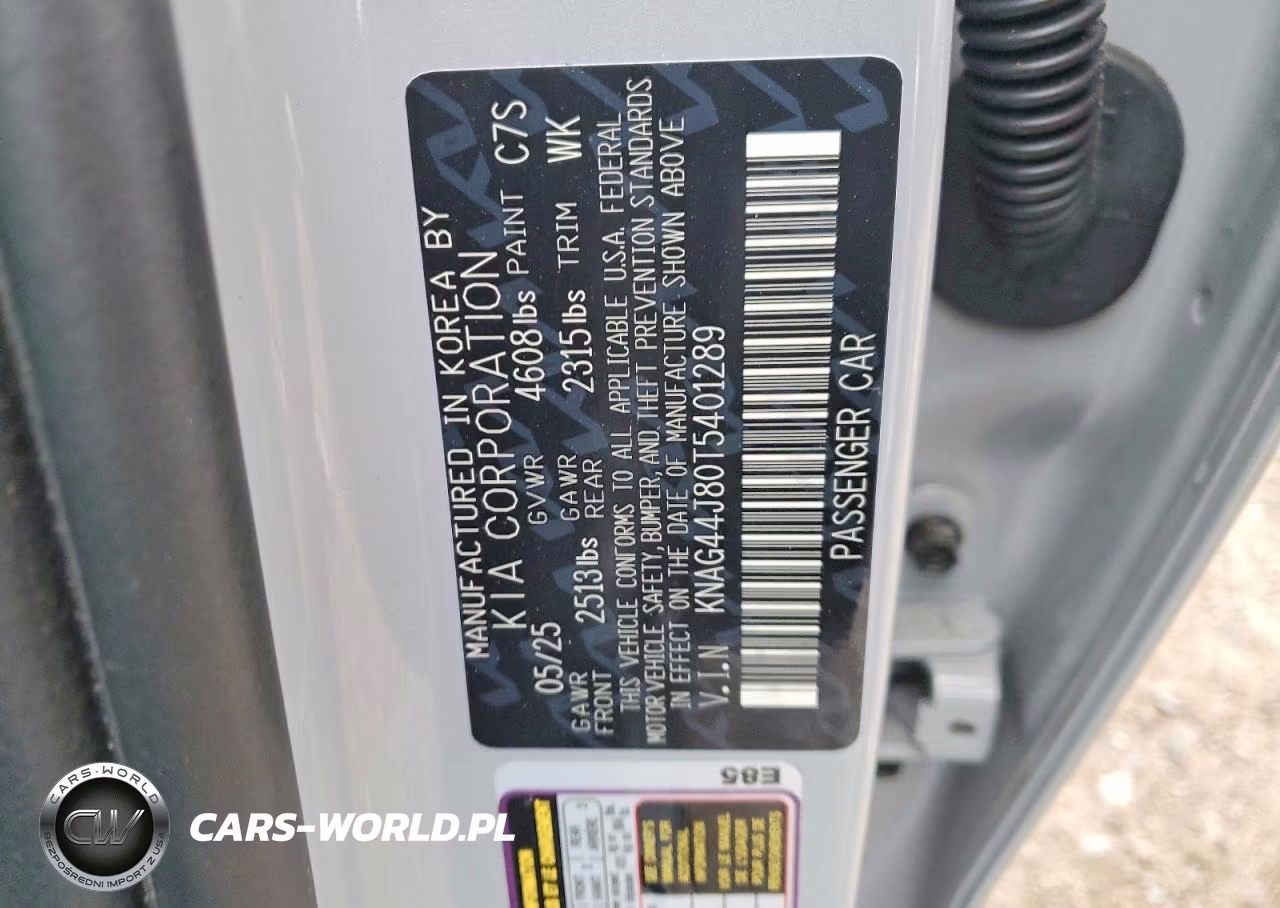 2026 Kia K5 Gt VIN:KNAG44J80T5401289 - 13