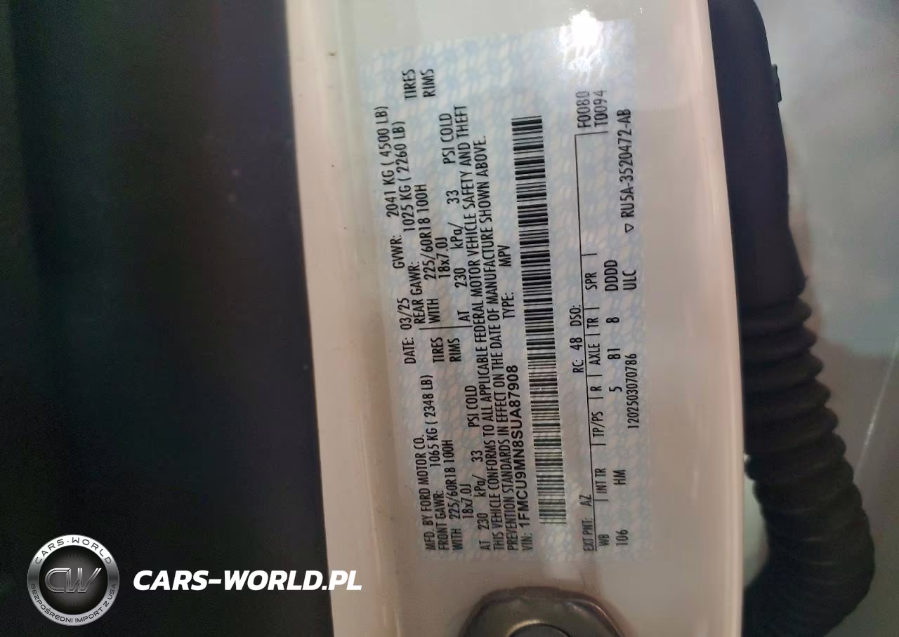 2025 Ford Escape St Line VIN:1FMCU9MN8SUA87908 - 13