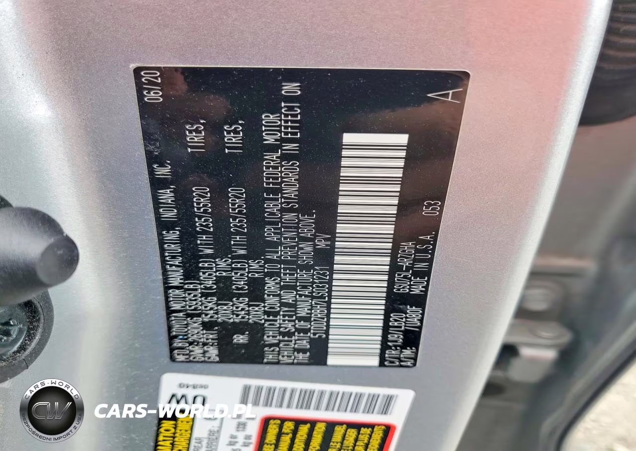 2020 Toyota Highlander Limited VIN:5TDDZRBH7LS031231 - 13
