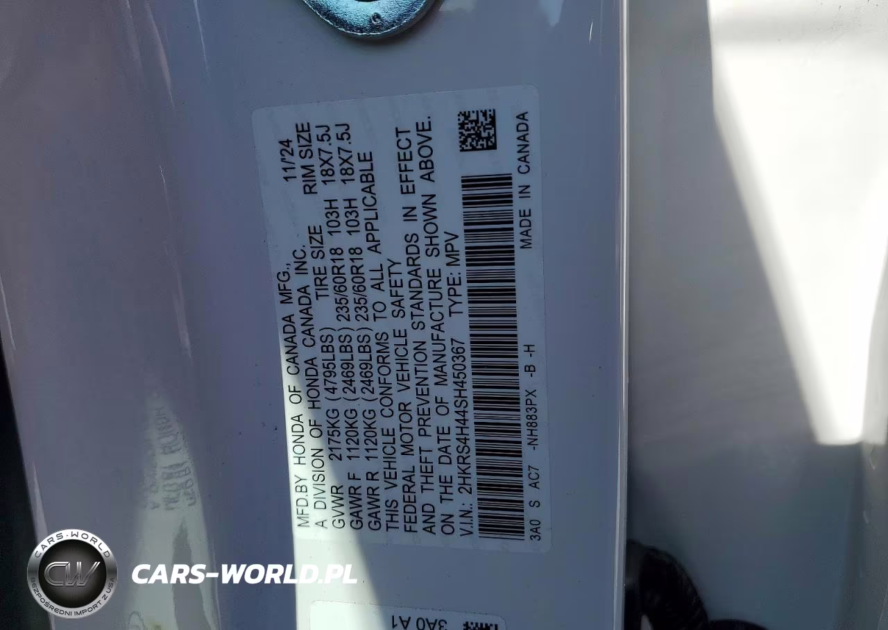2025 Honda Cr-V Ex VIN:2HKRS4H44SH450367 - 13