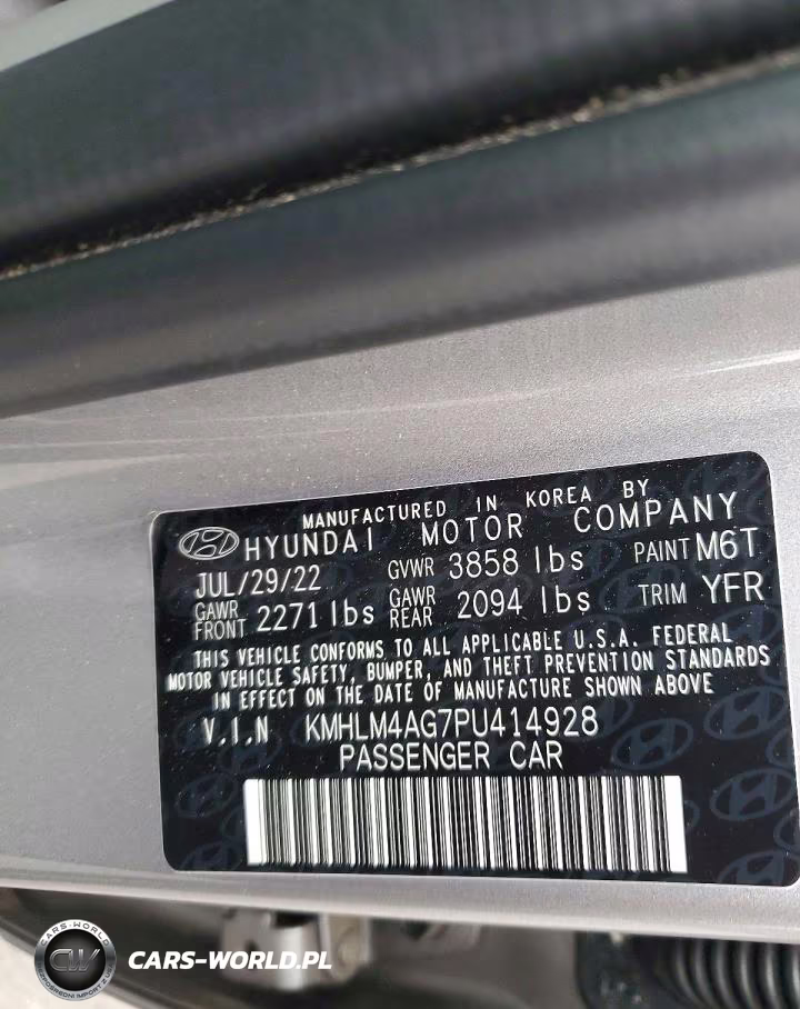 2023 Hyundai Elantra Sel VIN:KMHLM4AG7PU414928 - 12