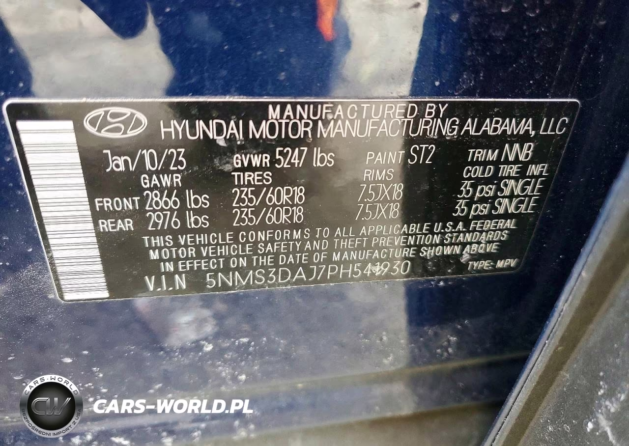 2023 Hyundai Santa Fe Sel VIN:5NMS3DAJ7PH541930 - 14