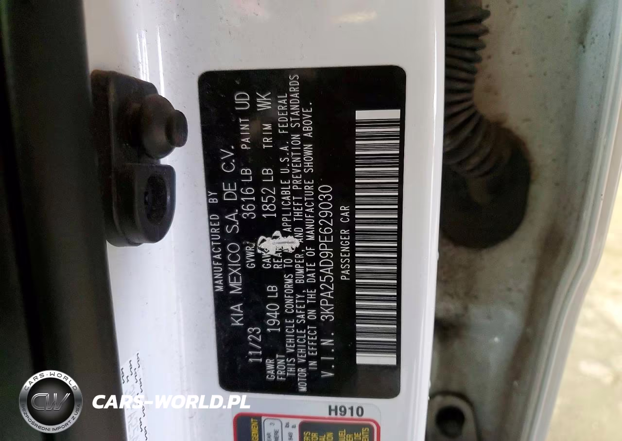 2023 Kia Rio 5-Door S VIN:3KPA25AD9PE629030 - 13
