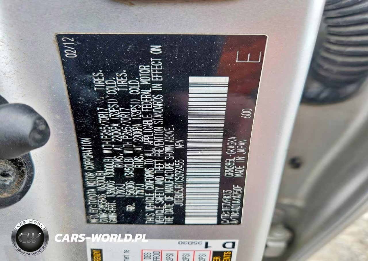 2012 Toyota 4 Runner VIN:JTEBU5JR1C5092455 - 13