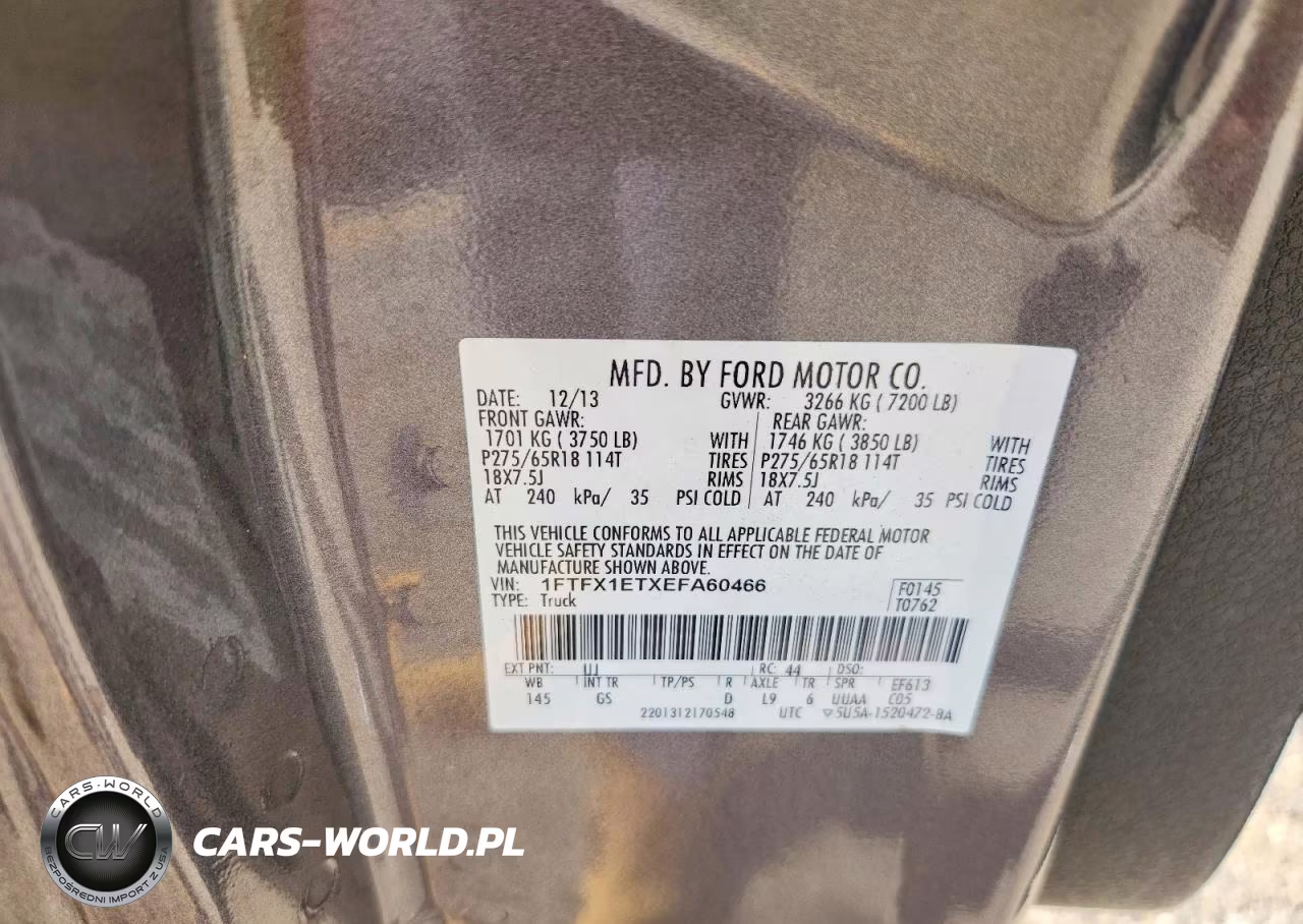 2014 Ford F150 Super Cab VIN:1FTFX1ETXEFA60466 - 12