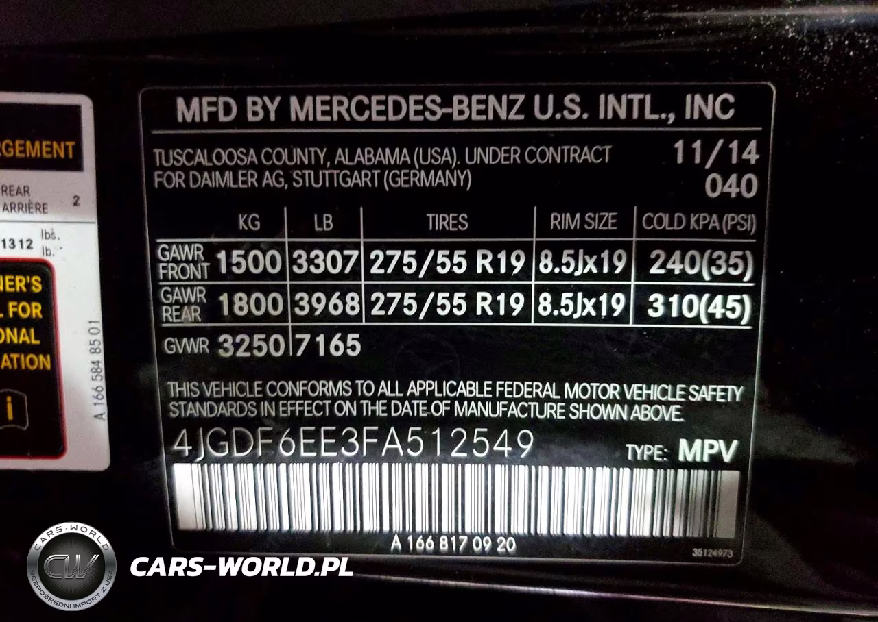 2015 Mercedes-Benz Gl 450 4Matic VIN:4JGDF6EE3FA512549 - 13