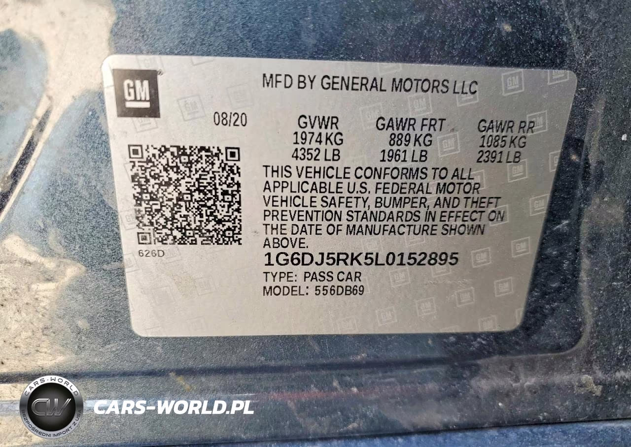2020 Cadillac Ct4 Luxury VIN:1G6DJ5RK5L0152895 - 12