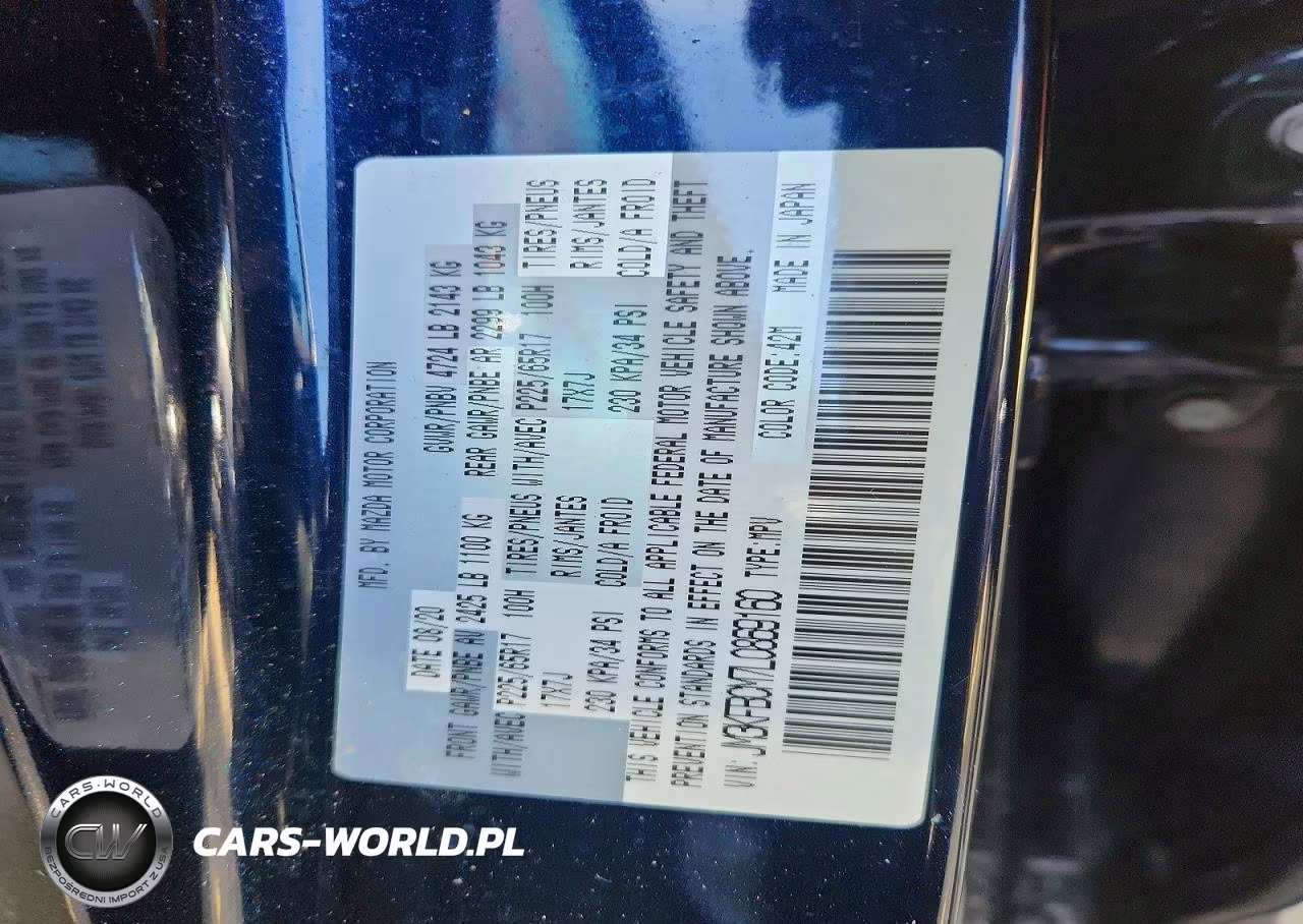 2020 Mazda Cx-5 Touring VIN:JM3KFBCM7L0869160 - 13