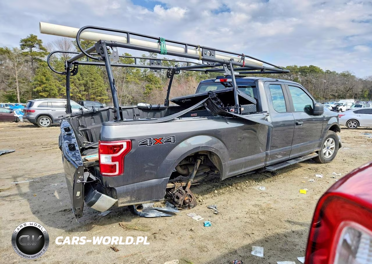 2019 Ford F150 Super Cab VIN:1FTFX1E48KKC06603 - 3
