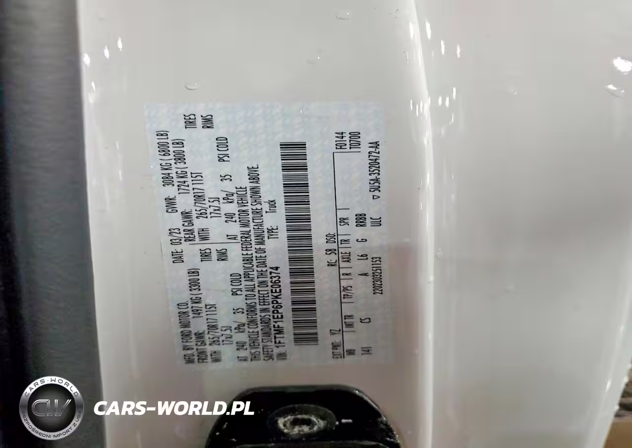 2023 Ford F150 VIN:1FTMF1EP6PKE06374 - 12