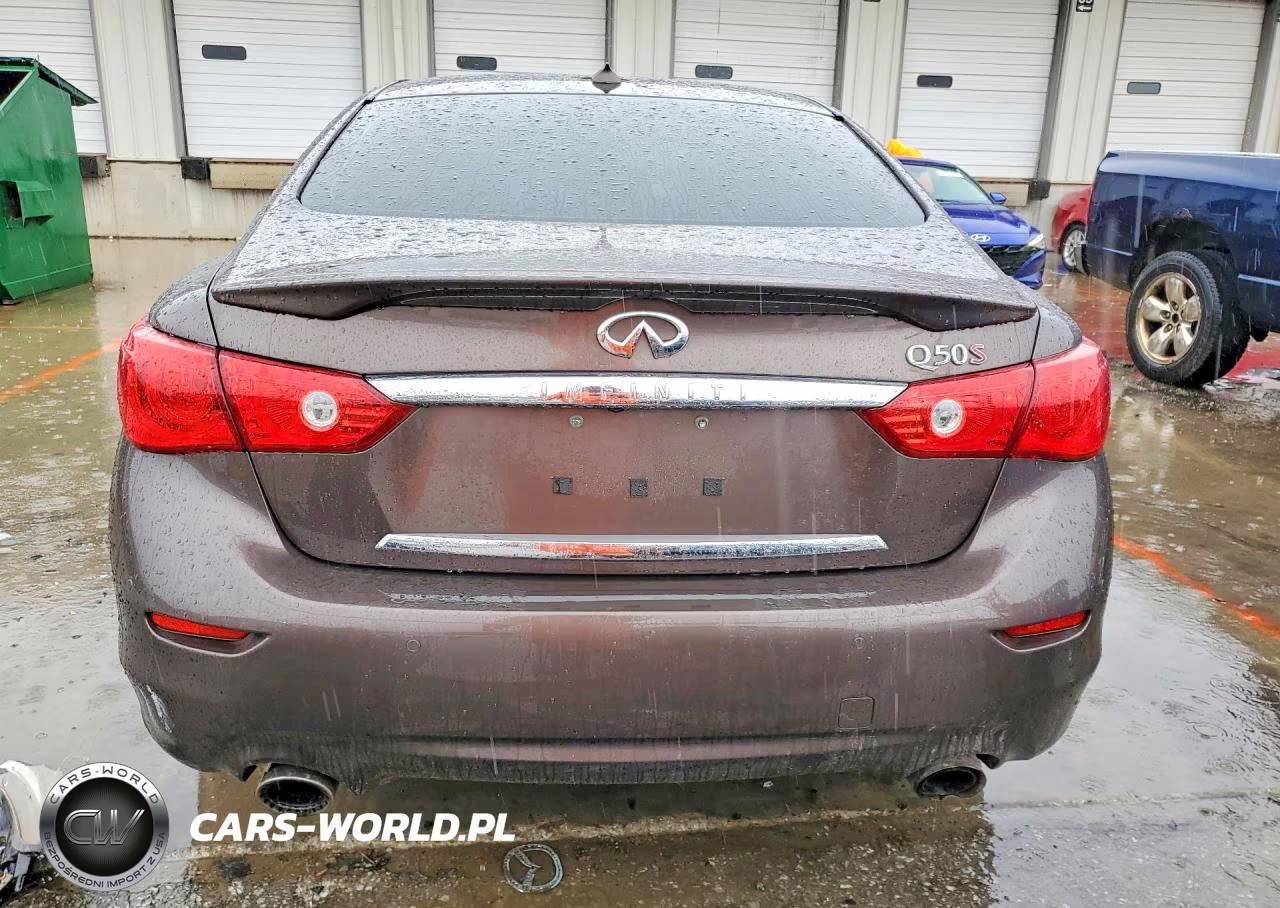 2016 Infiniti Q50 Red Sport 400 VIN:JN1FV7AP3GM420566 - 6
