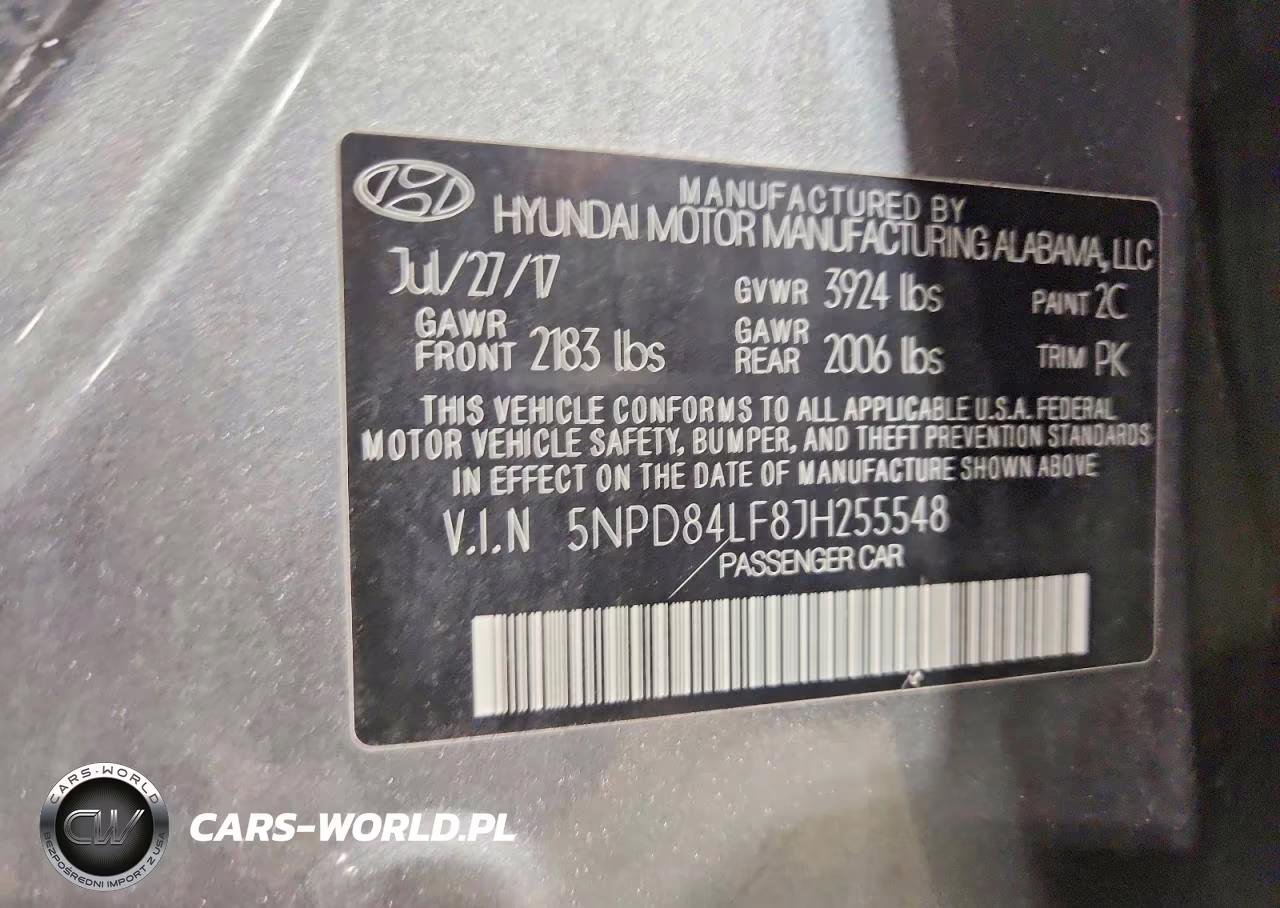 2018 Hyundai Elantra Sel VIN:5NPD84LF8JH255548 - 12