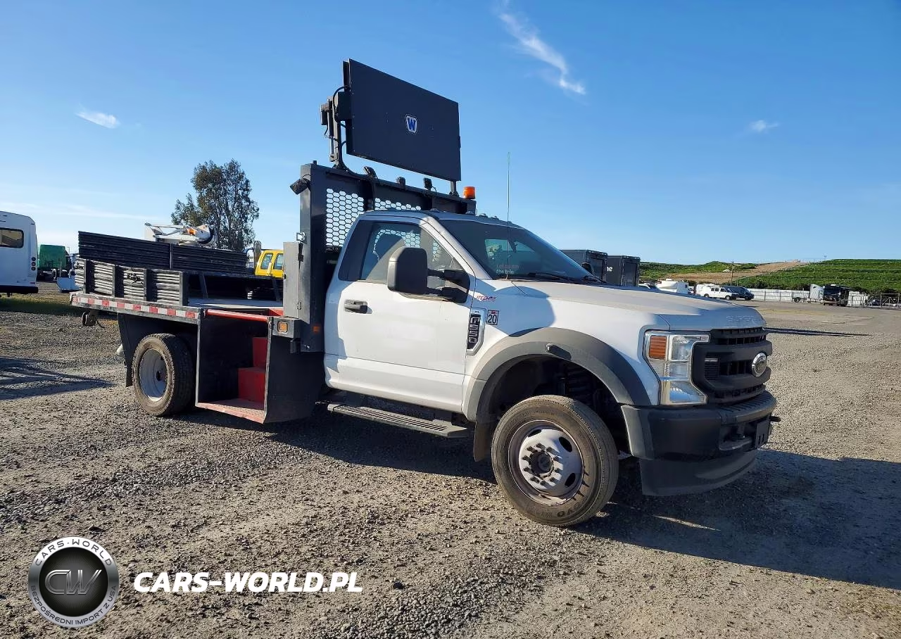 2021 Ford F550 Super Super Duty Flatbed Truck VIN:1FDUF5HN6MDA05808 - 4