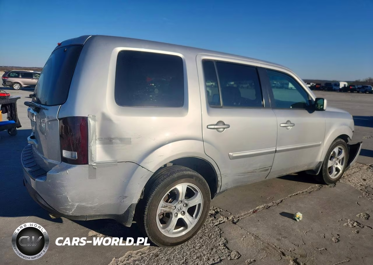 2015 Honda Pilot Exl VIN:5FNYF3H57FB023076 - 3
