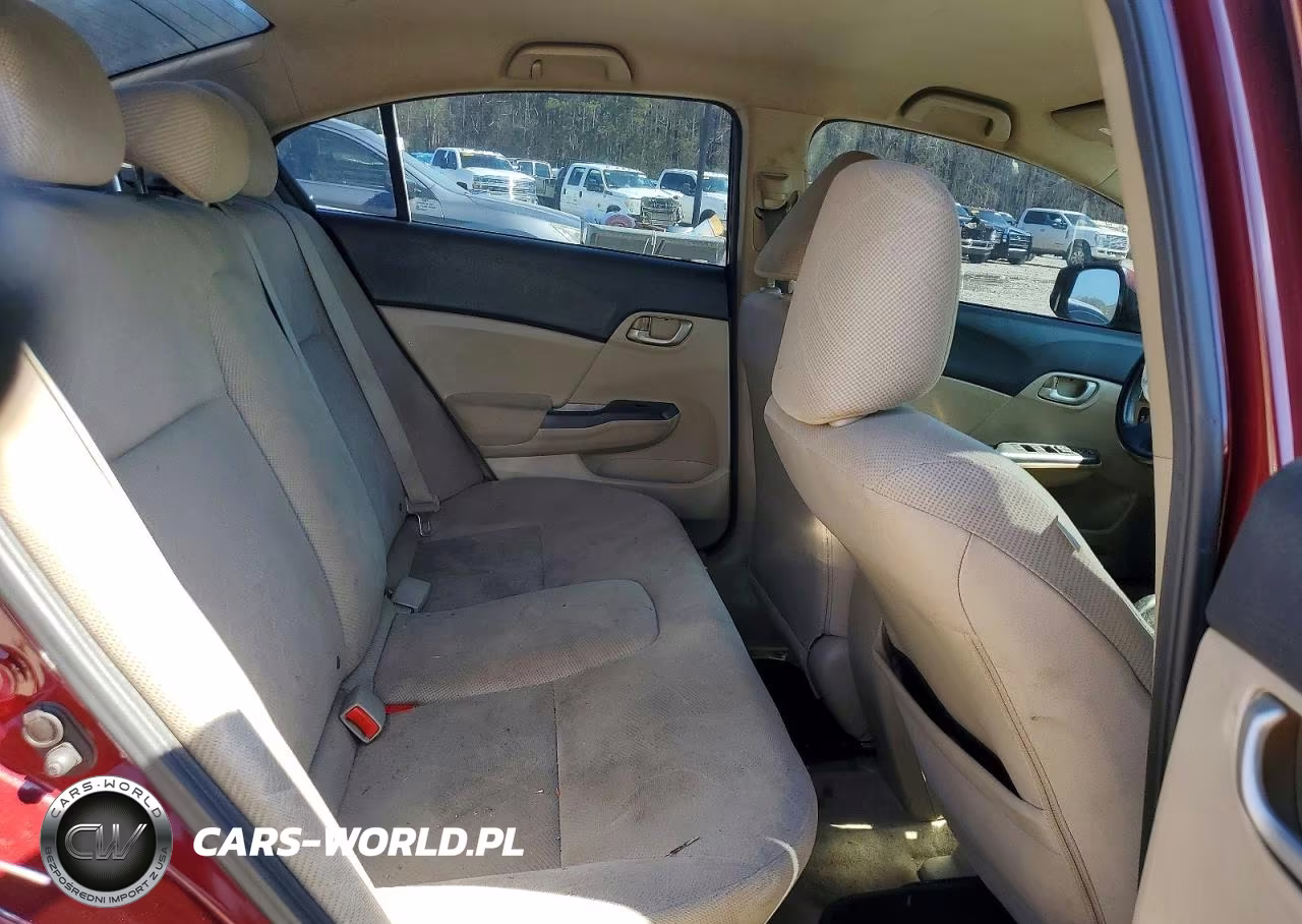 2012 Honda Civic Lx VIN:2HGFB2F52CH539076 - 10