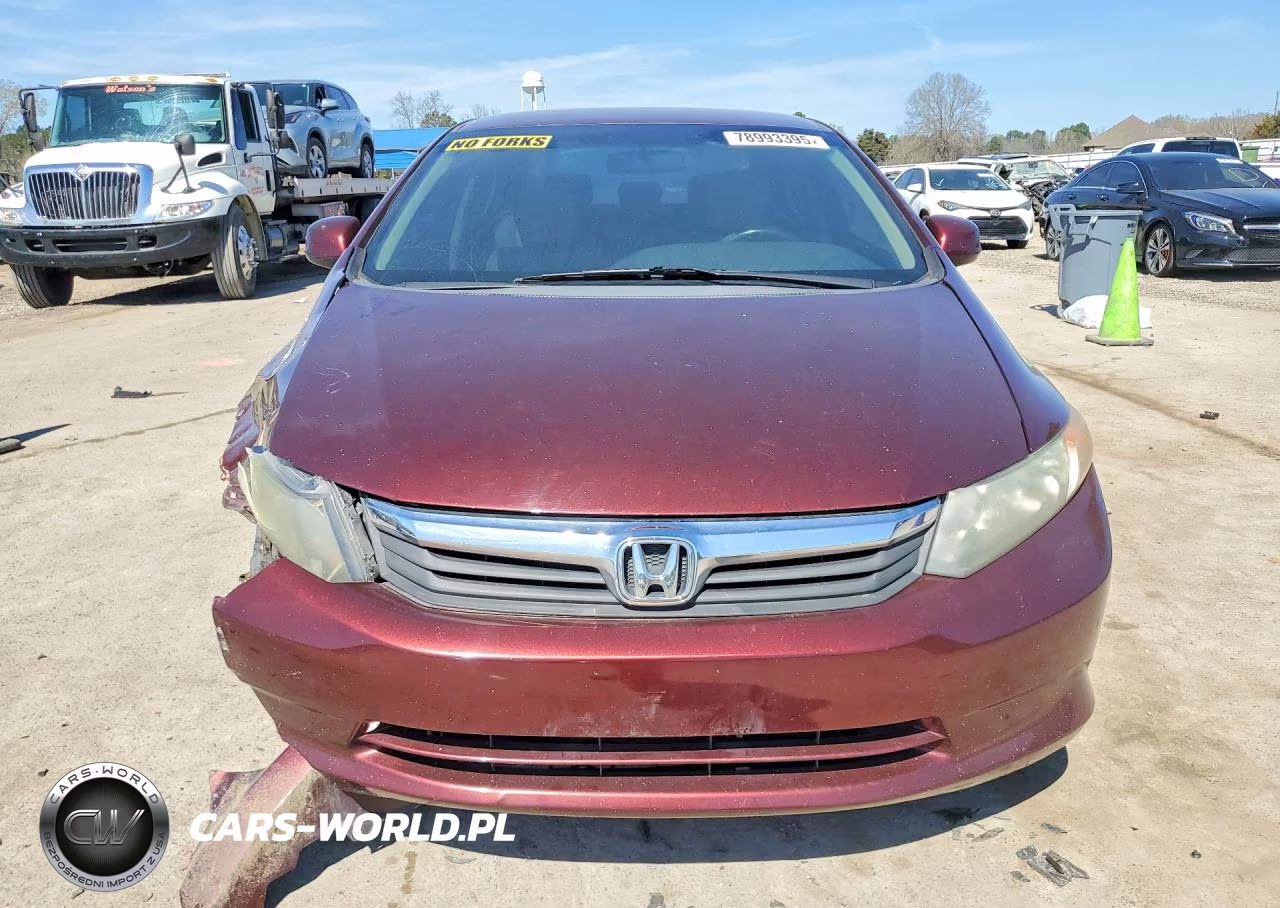 2012 Honda Civic Lx VIN:2HGFB2F52CH539076 - 5