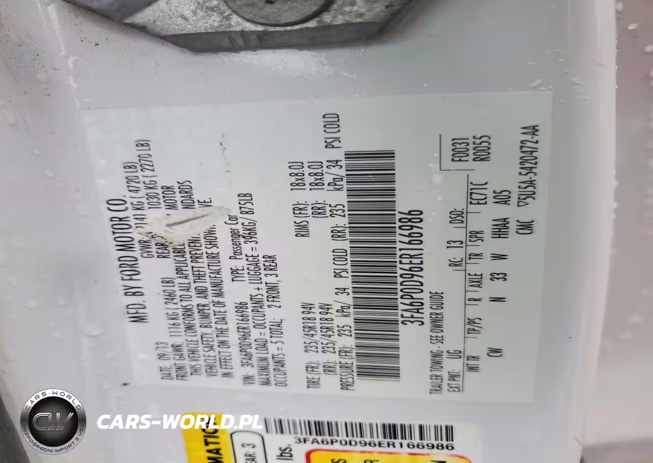 2014 Ford Fusion Titanium VIN:3FA6P0D96ER166986 - 12