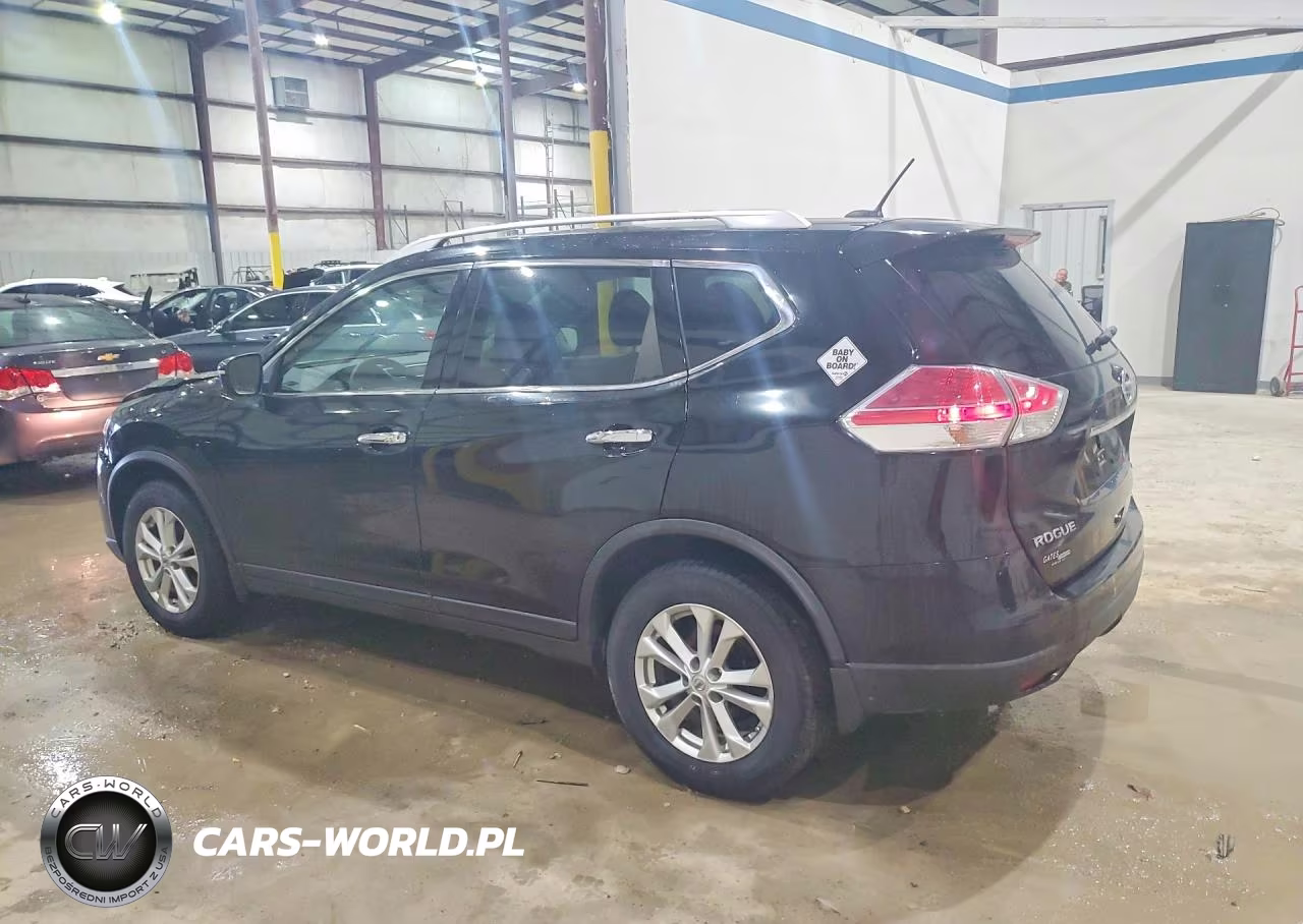 2015 Nissan Rogue Sv VIN:KNMAT2MVXFP568415 - 2
