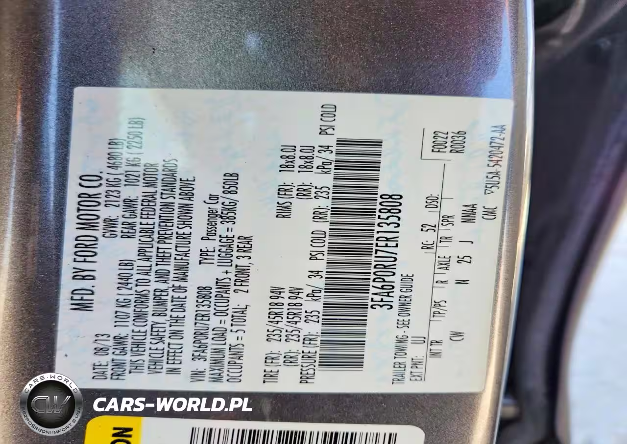 2014 Ford Fusion Titanium Hev VIN:3FA6P0RU7ER135808 - 12