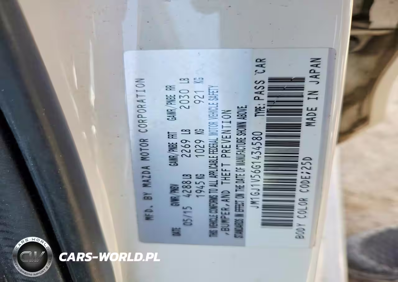 2016 Mazda 6 Touring VIN:JM1GJ1V56G1434580 - 12