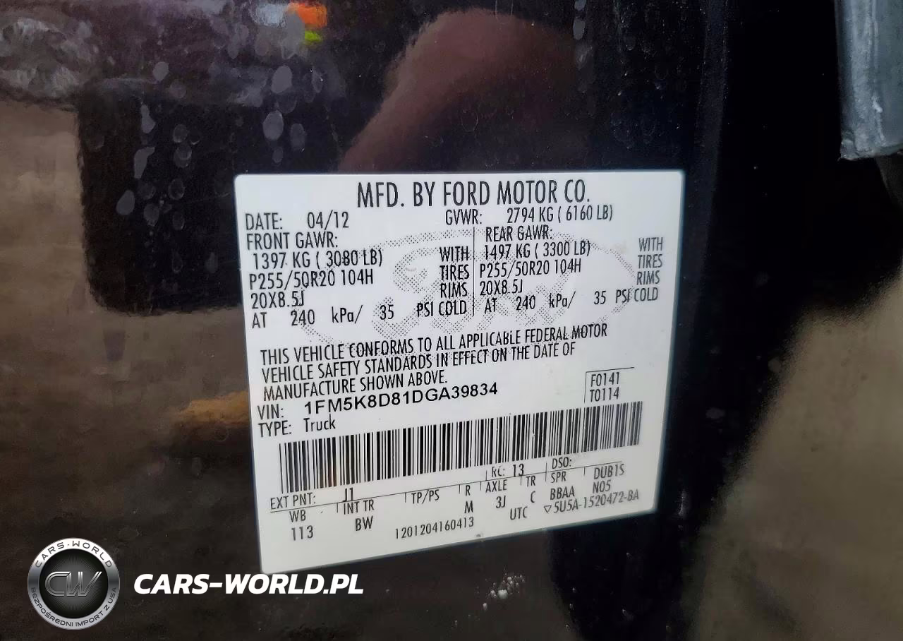 2013 Ford Explorer Xlt VIN:1FM5K8D81DGA39834 - 13