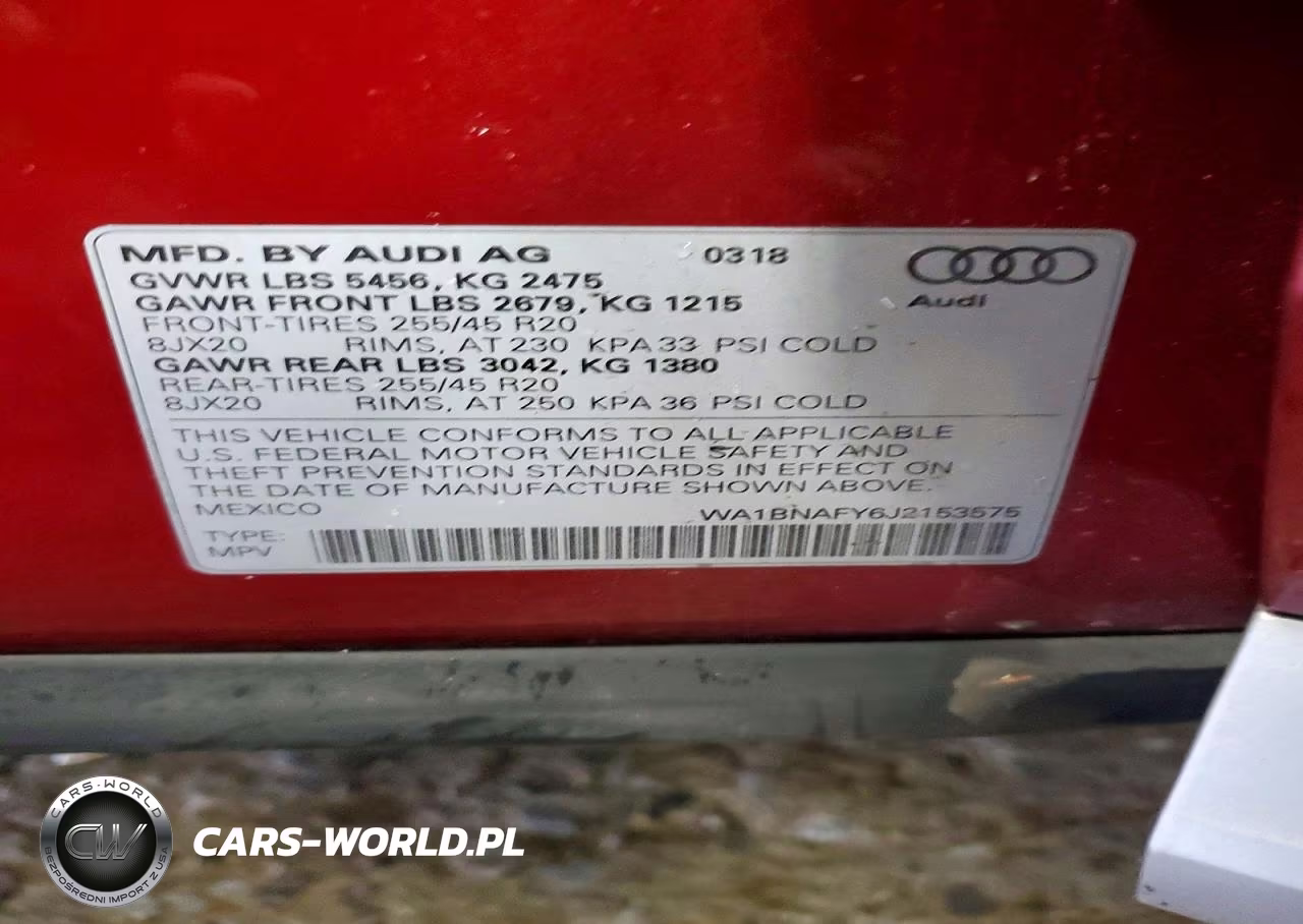 2018 Audi Q5 Premium Plus VIN:WA1BNAFY6J2153575 - 14
