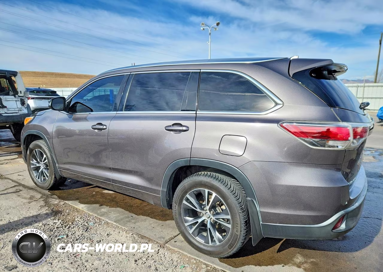 2016 Toyota Highlander Xle VIN:5TDJKRFH0GS250491 - 2