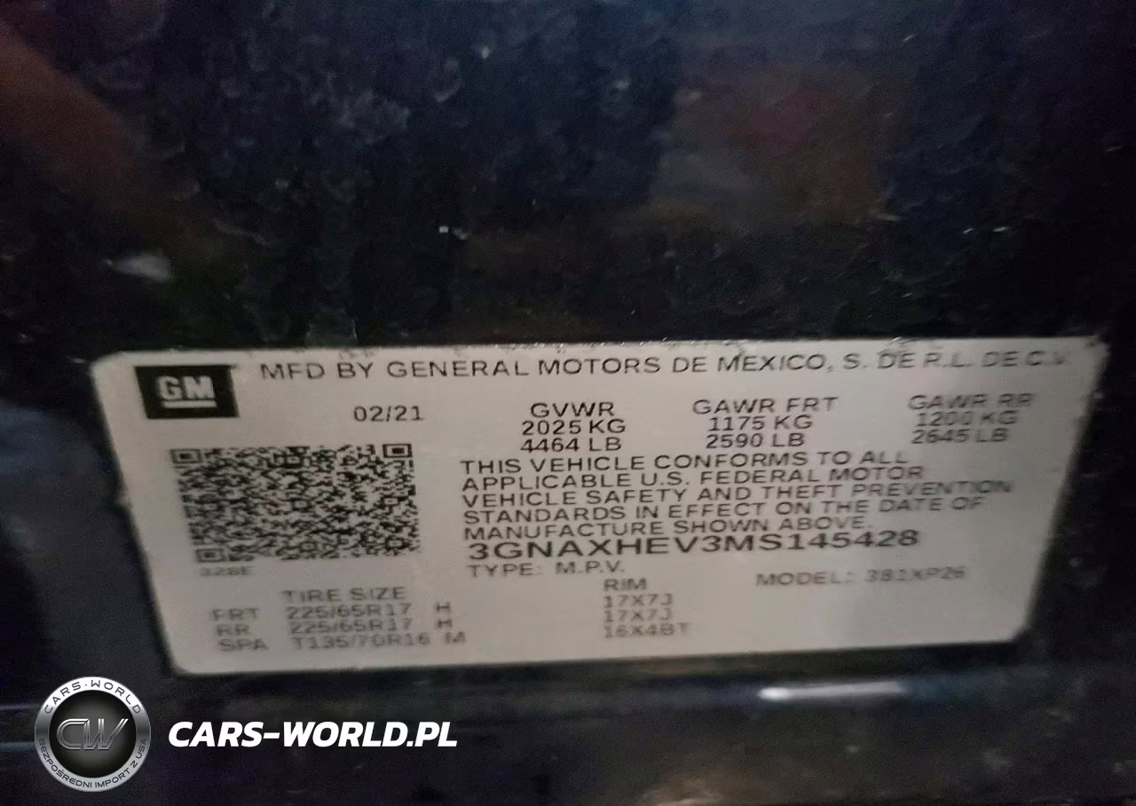 2021 Chevrolet Equinox VIN:3GNAXHEV3MS145428 - 13