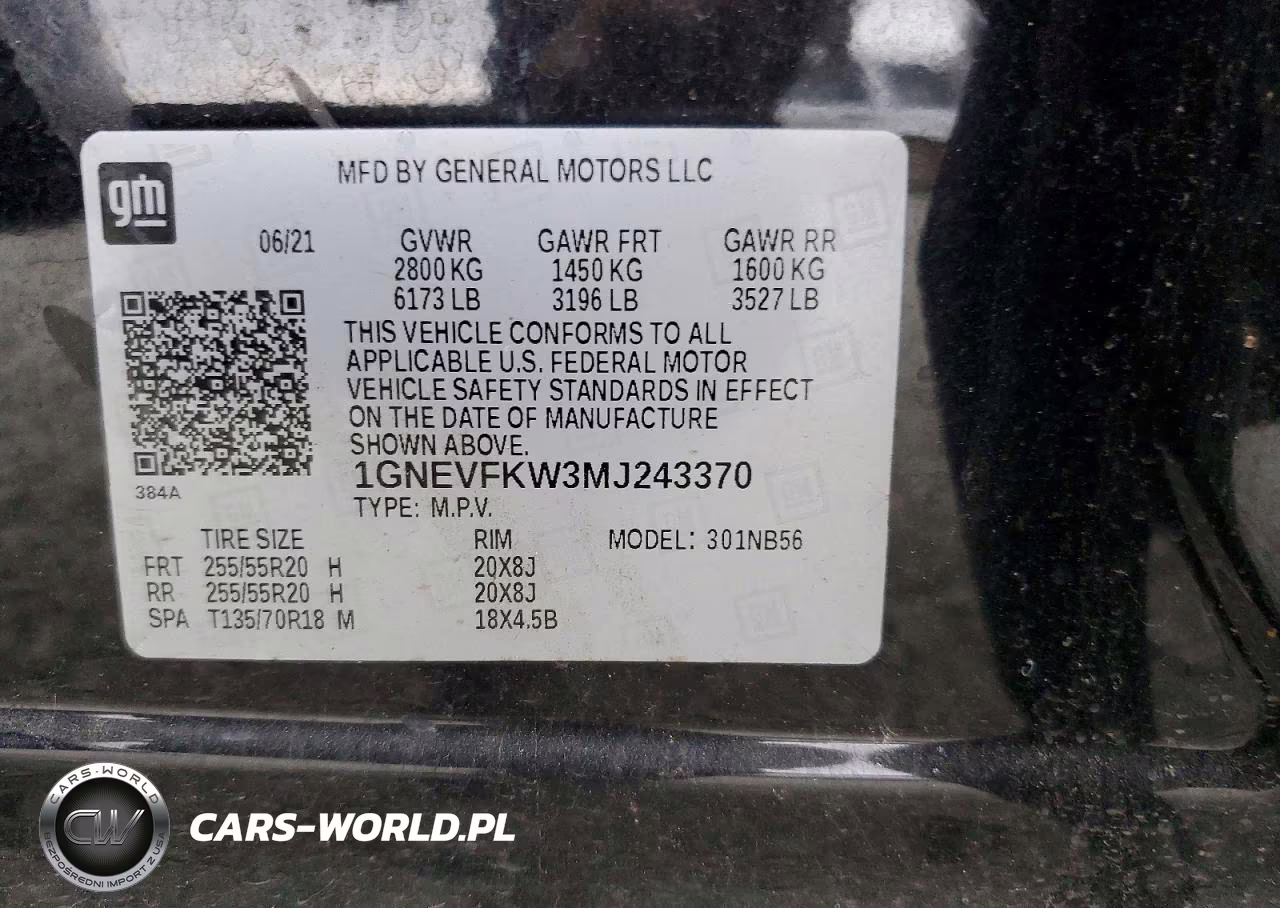 2021 Chevrolet Traverse Ls VIN:1GNEVFKW3MJ243370 - 14