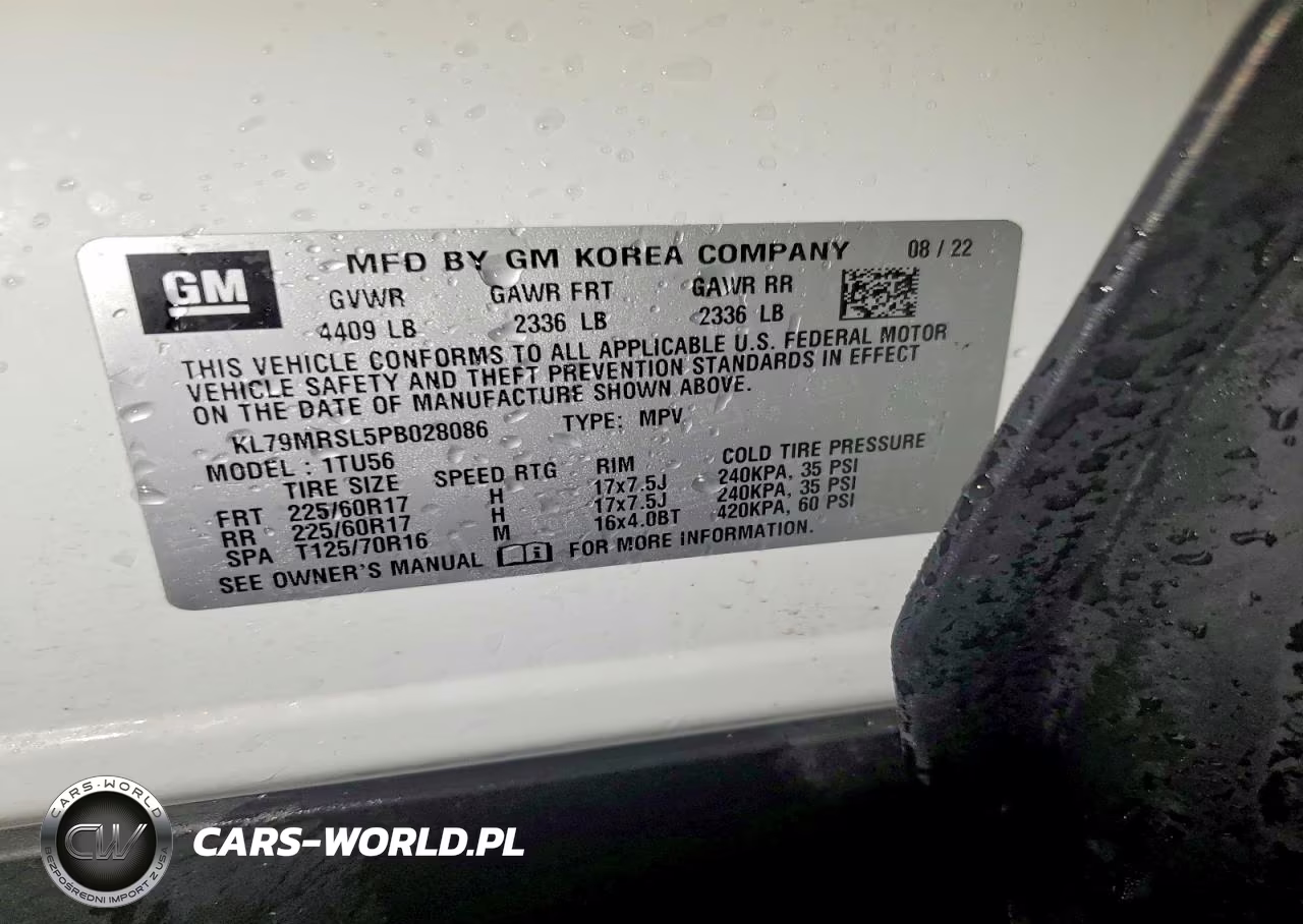 2023 Chevrolet Trailblazer Lt VIN:KL79MRSL5PB028086 - 13