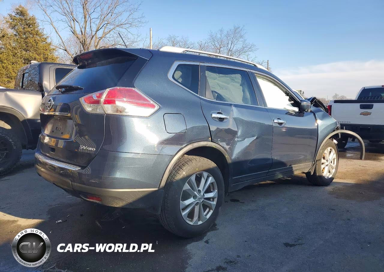 2016 Nissan Rogue Sv VIN:JN8AT2MV1GW148666 - 3