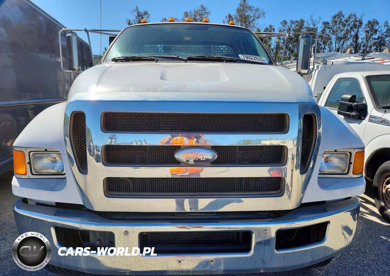 2008 Ford F650 Super Duty Flatbed Truck VIN:3FRNF65A88V687940 - 5