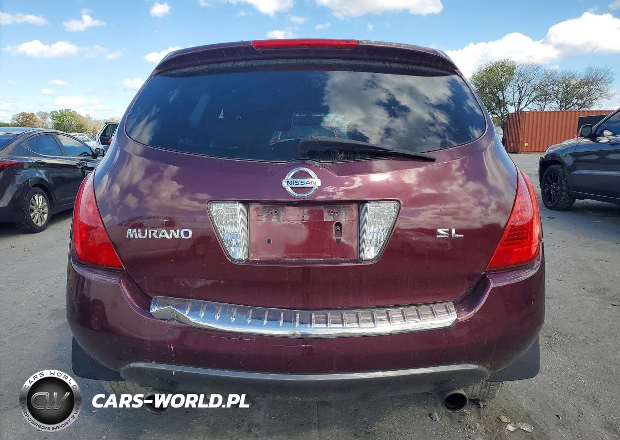 2006 Nissan Murano S VIN:JN8AZ08T86W415697 - 6