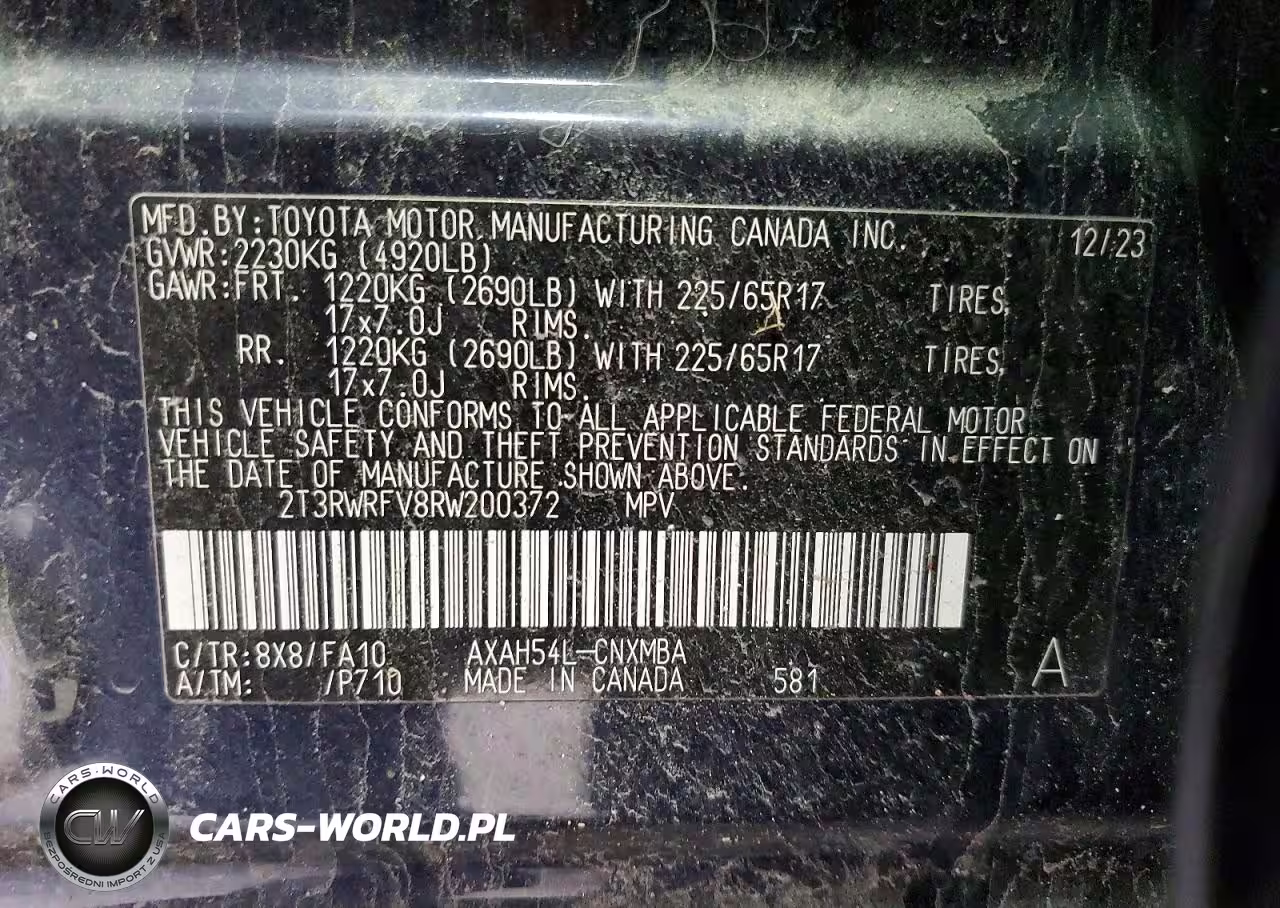 2024 Toyota Rav4 Hybrid Xle VIN:2T3RWRFV8RW200372 - 13