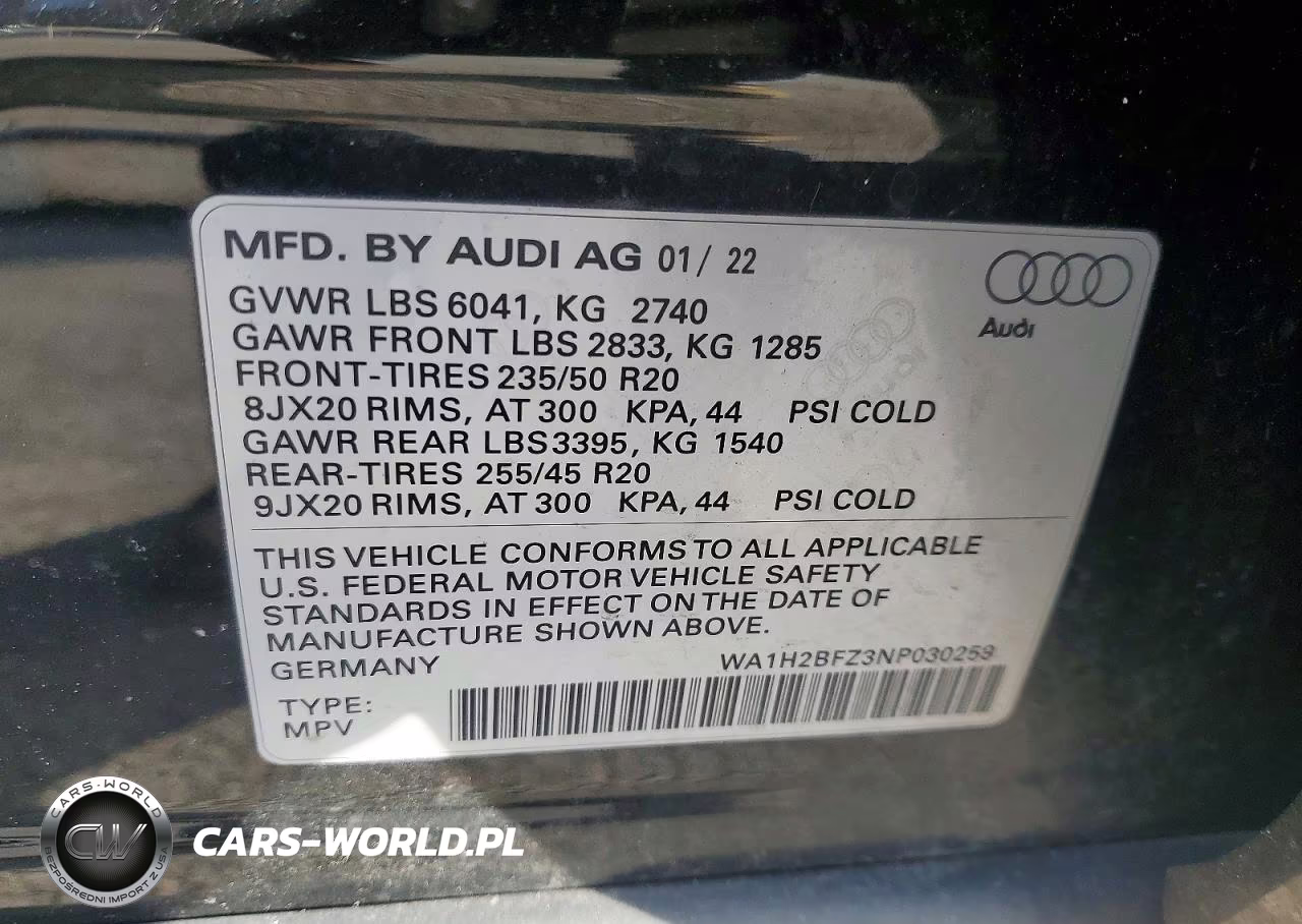 2022 Audi Q4 E-Tron Premium Plus VIN:WA1H2BFZ3NP030259 - 13