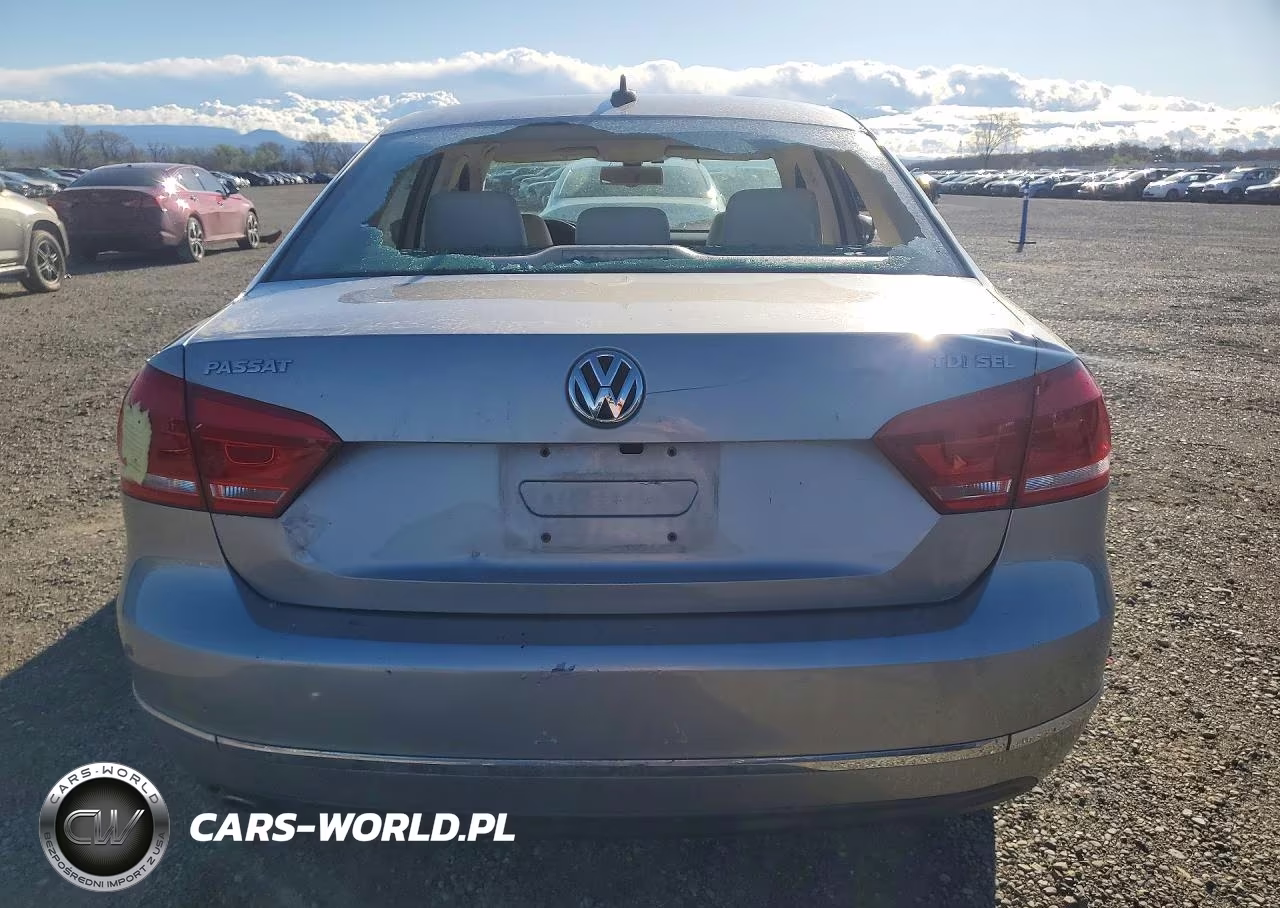 2013 Volkswagen Passat Sel VIN:1VWCN7A34DC110678 - 6