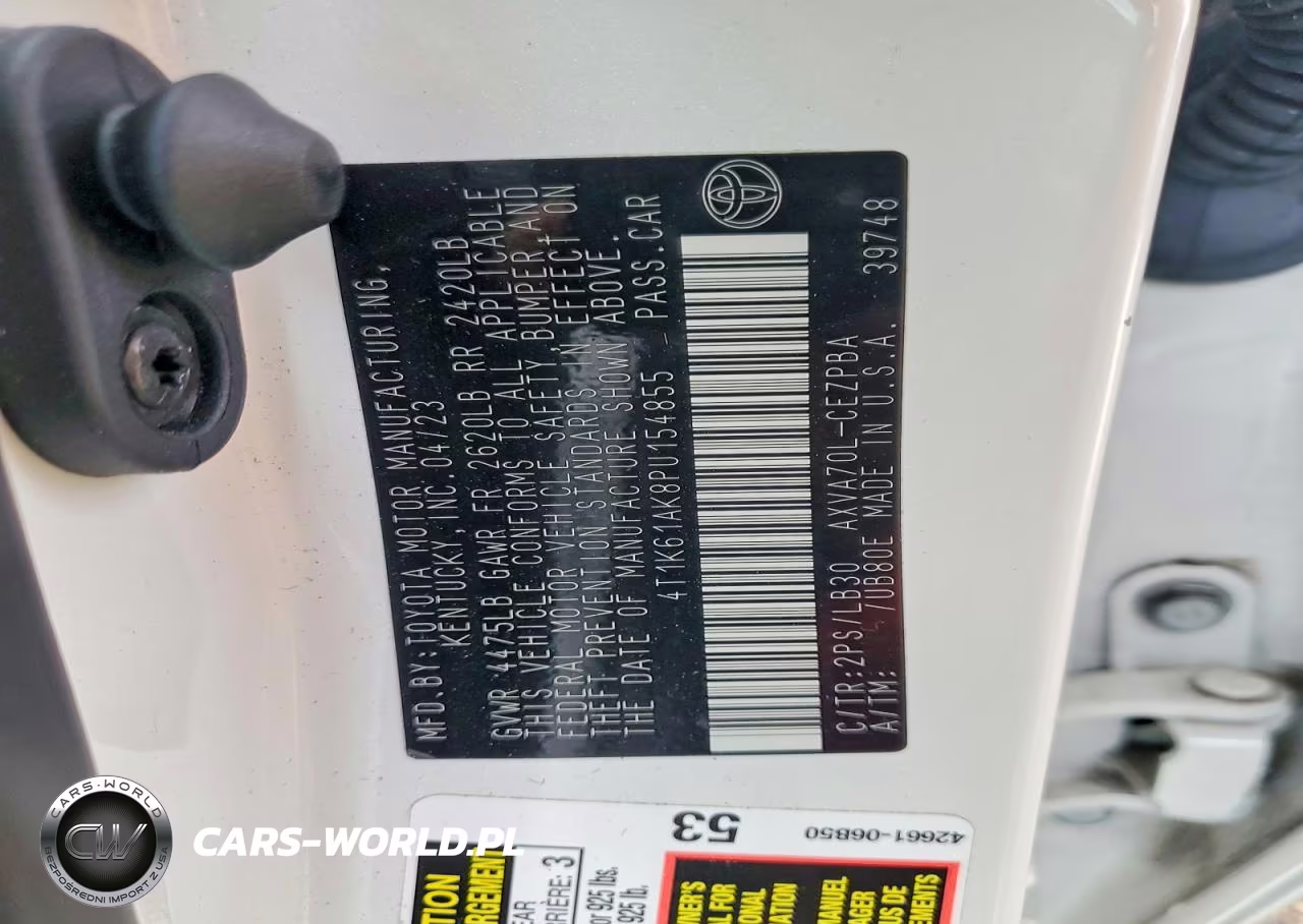 2023 Toyota Camry Xse VIN:4T1K61AK8PU154855 - 12
