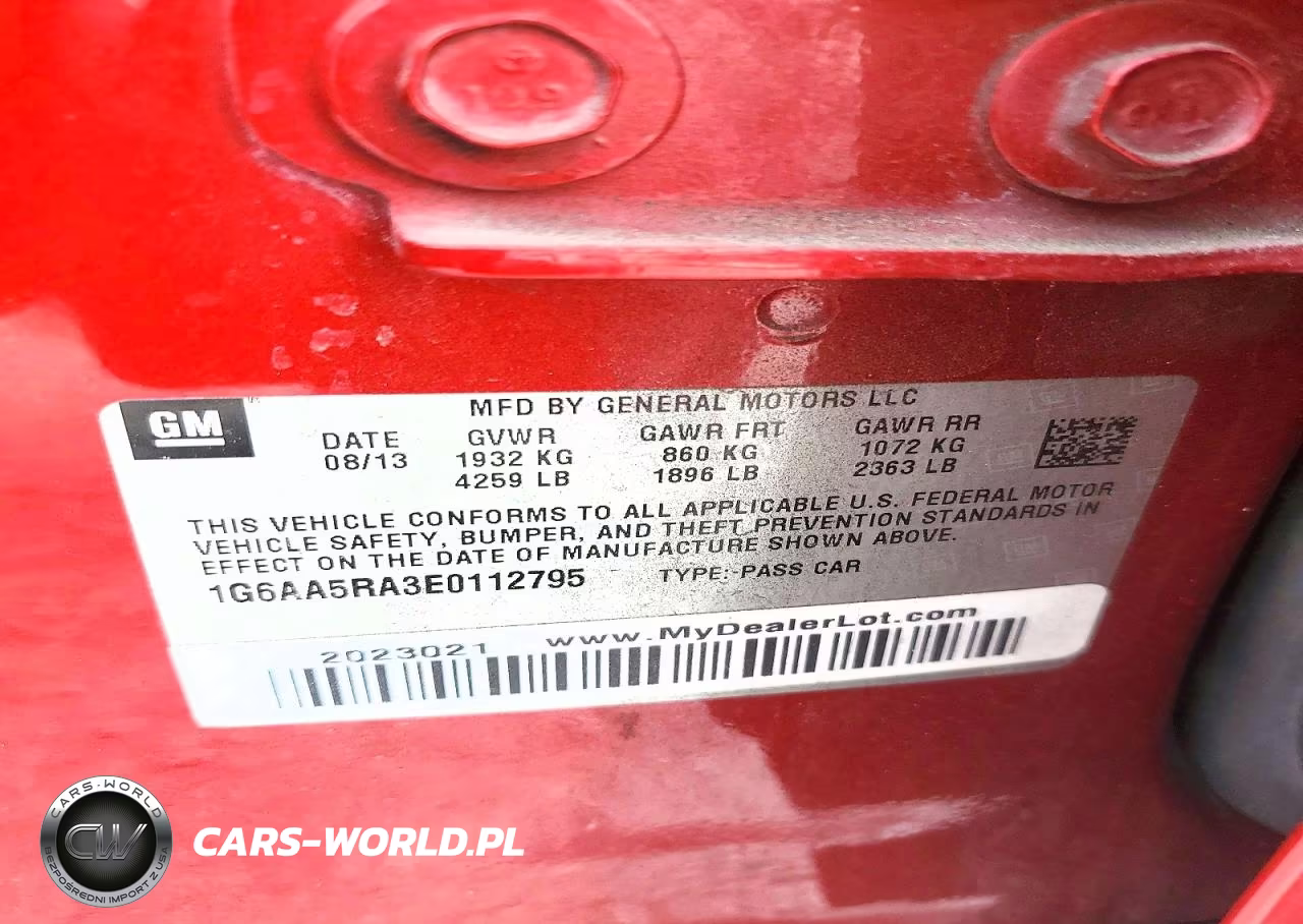 2014 Cadillac Ats VIN:1G6AA5RA3E0112795 - 12