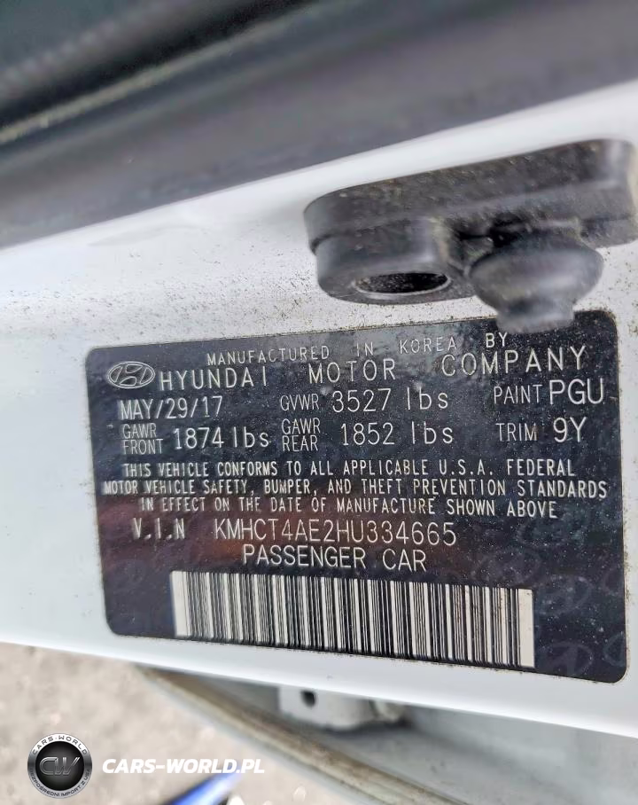 2017 Hyundai Accent Se VIN:KMHCT4AE2HU334665 - 12