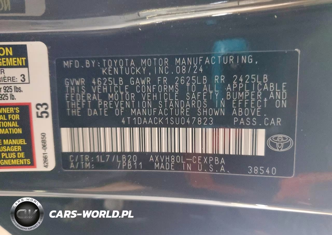 2025 Toyota Camry Xse VIN:4T1DAACK1SU047823 - 12