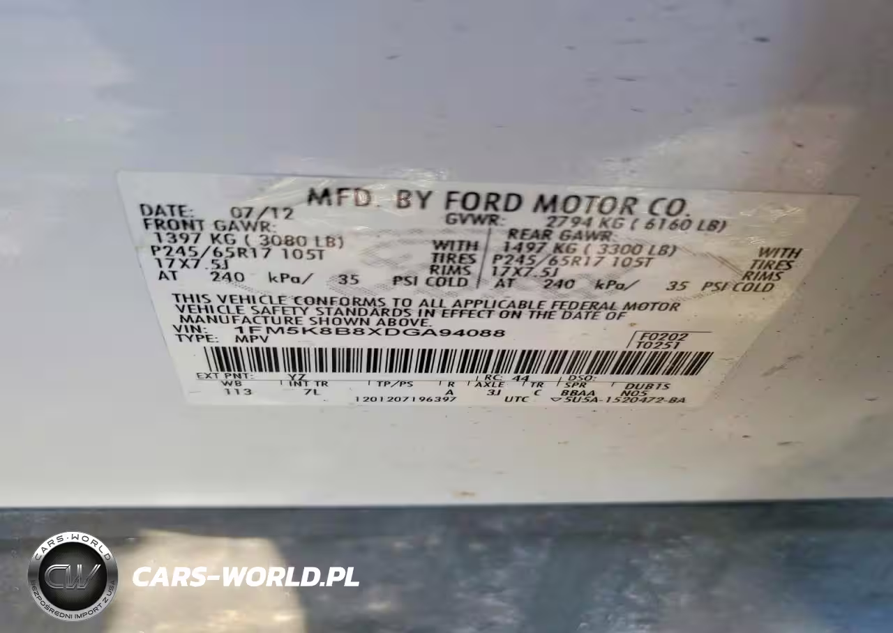 2013 Ford Explorer VIN:1FM5K8B8XDGA94088 - 13