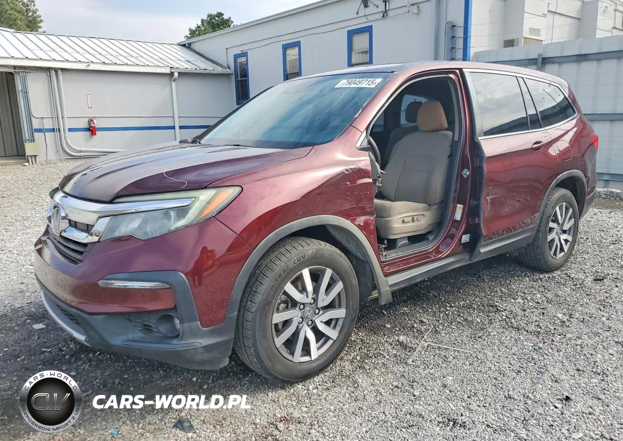 2019 Honda Pilot Ex VIN:5FNYF6H37KB007468 - 1