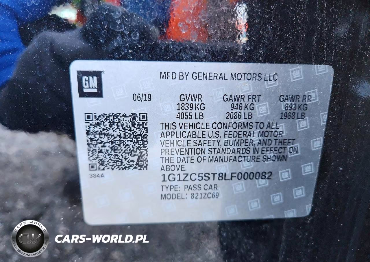 2020 Chevrolet Malibu Ls VIN:1G1ZC5ST8LF000082 - 13
