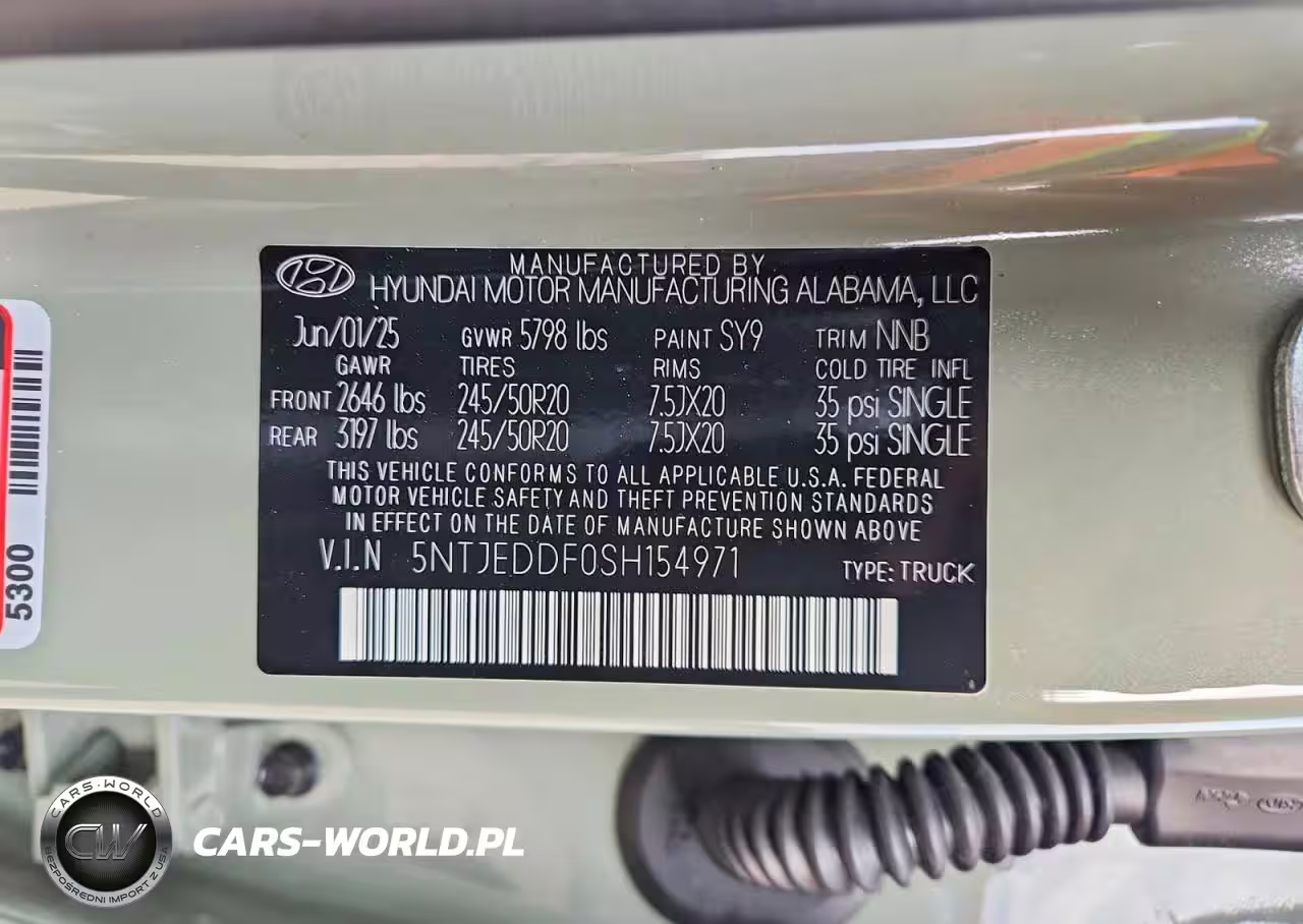 2025 Hyundai Santa Cruz Limited VIN:5NTJEDDF0SH154971 - 13