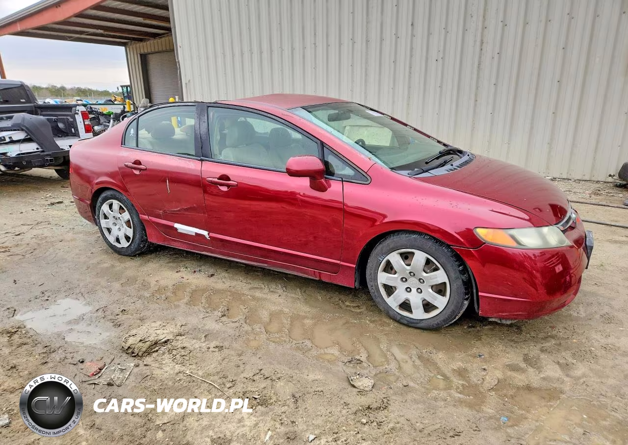 2007 Honda Civic Lx VIN:2HGFA16587H511902 - 4