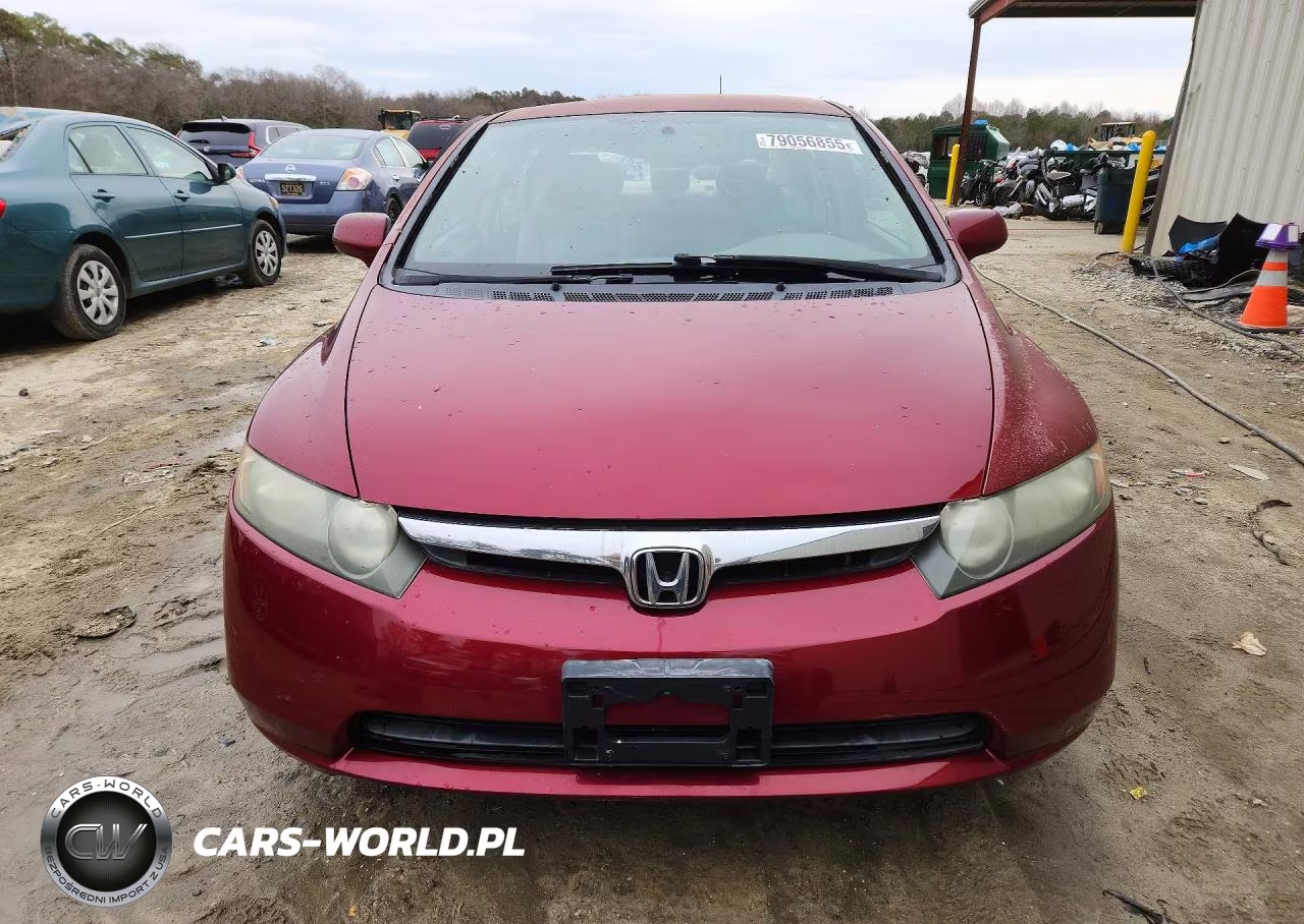 2007 Honda Civic Lx VIN:2HGFA16587H511902 - 5