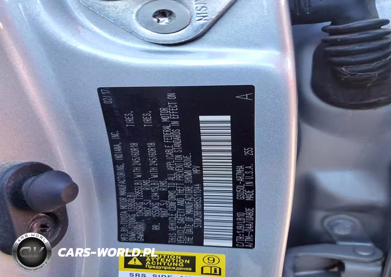 2017 Toyota Highlander Xle VIN:5TDKZRFH8HS511044 - 12