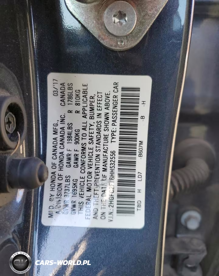 2017 Honda Civic Ex VIN:2HGFC2F76HH532556 - 12