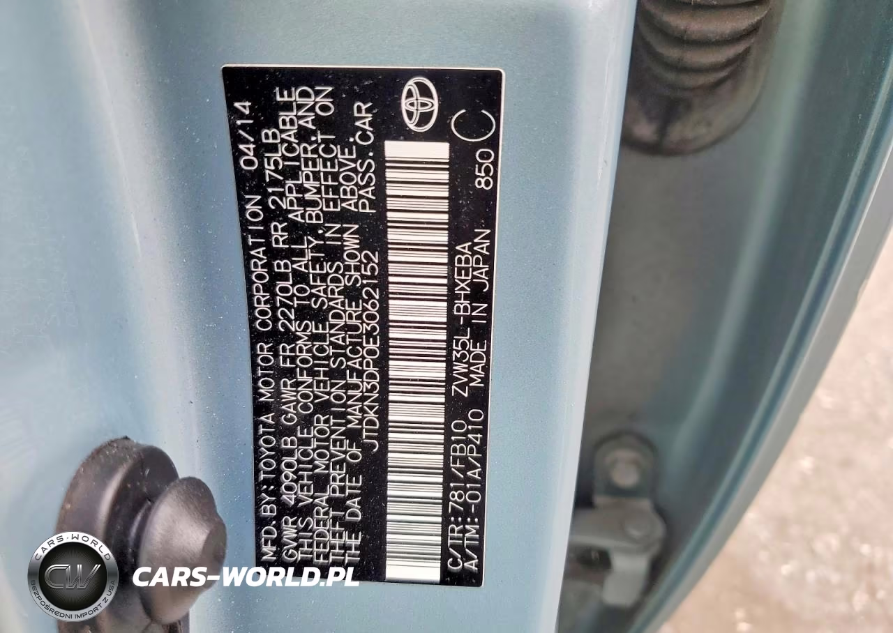 2014 Toyota Prius Plug-In Hybrid Base VIN:JTDKN3DP0E3062152 - 12